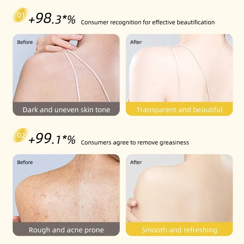 Long-lasting Fragrance Whitening Shower Gel 300ml Niacinamide