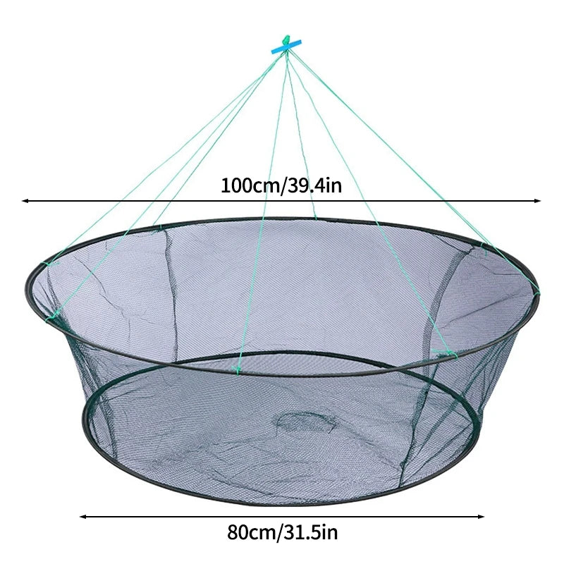 Foldable Shrimp and Crab Net - Multi-purpose Fish and Shrimp Trap