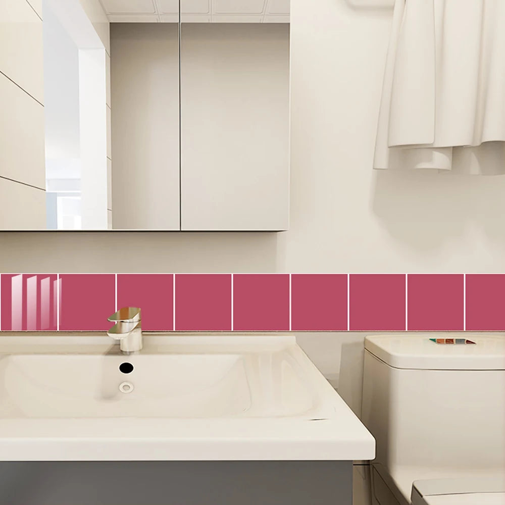 10 pieces of waterproof turquoise wall tiles