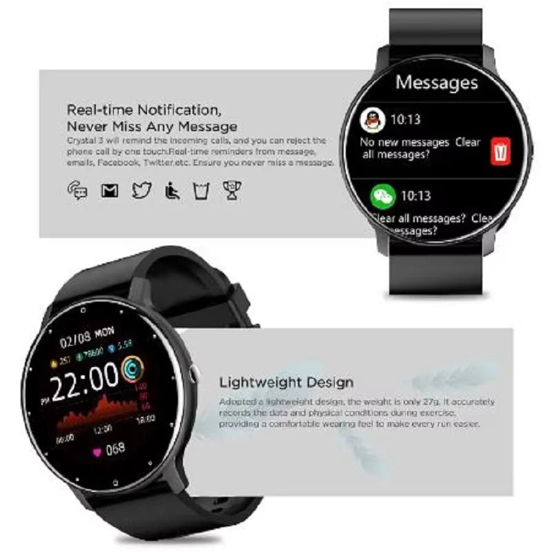Smart Watch 2025 - Waterproof, Sports, Bluetooth