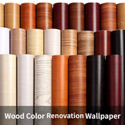 10m Waterproof Wood Wallpaper Interior Renovation