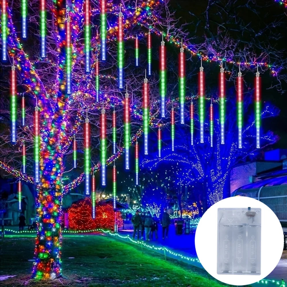 30CM Meteor Shower LED Light for Christmas Decoration