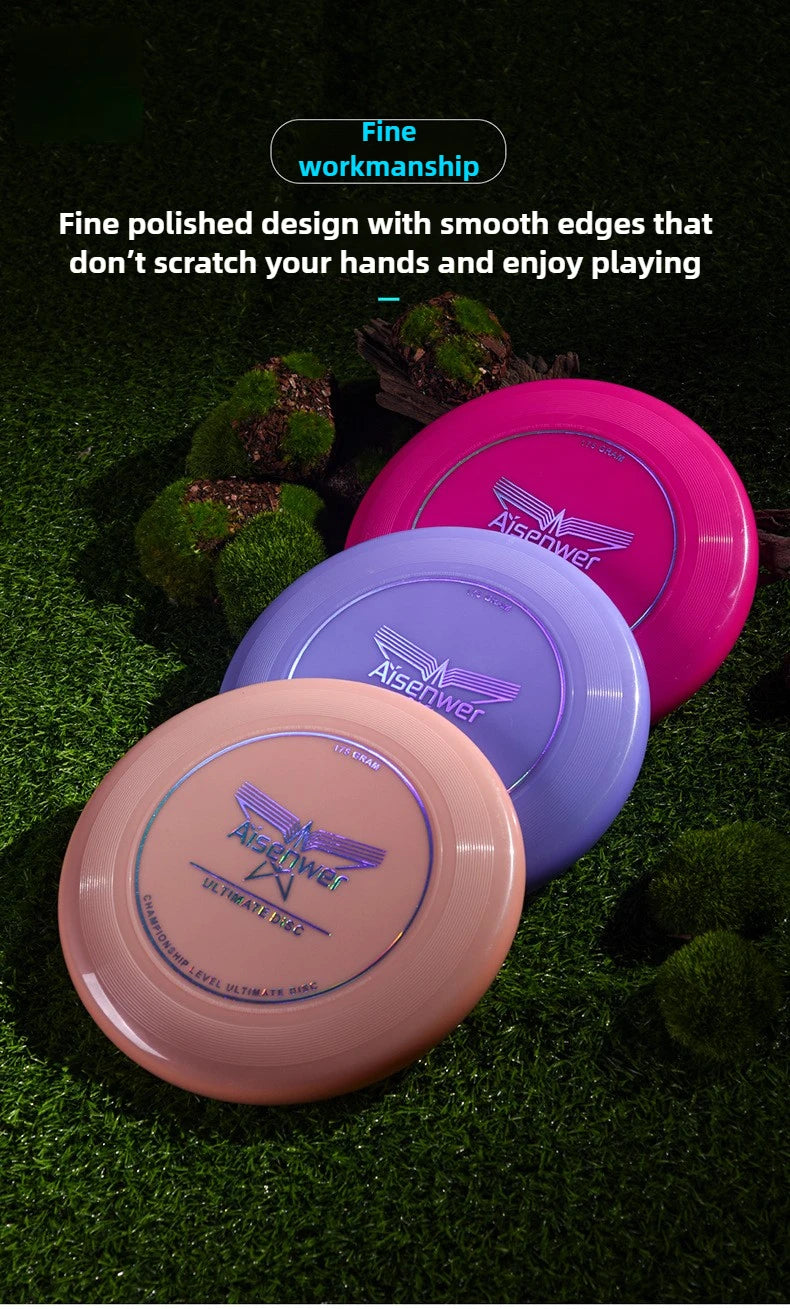 Professional 175g Ultimate Flying Disc Sport Disc Flying Saucer for Adult Teens Kids Outdoor Game Beach Backyard Camping Sports