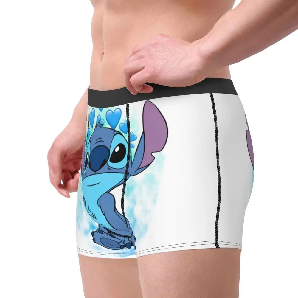 Quần Sịp Nam Lilo Stitch Thoải Mái Phong Cách Anime