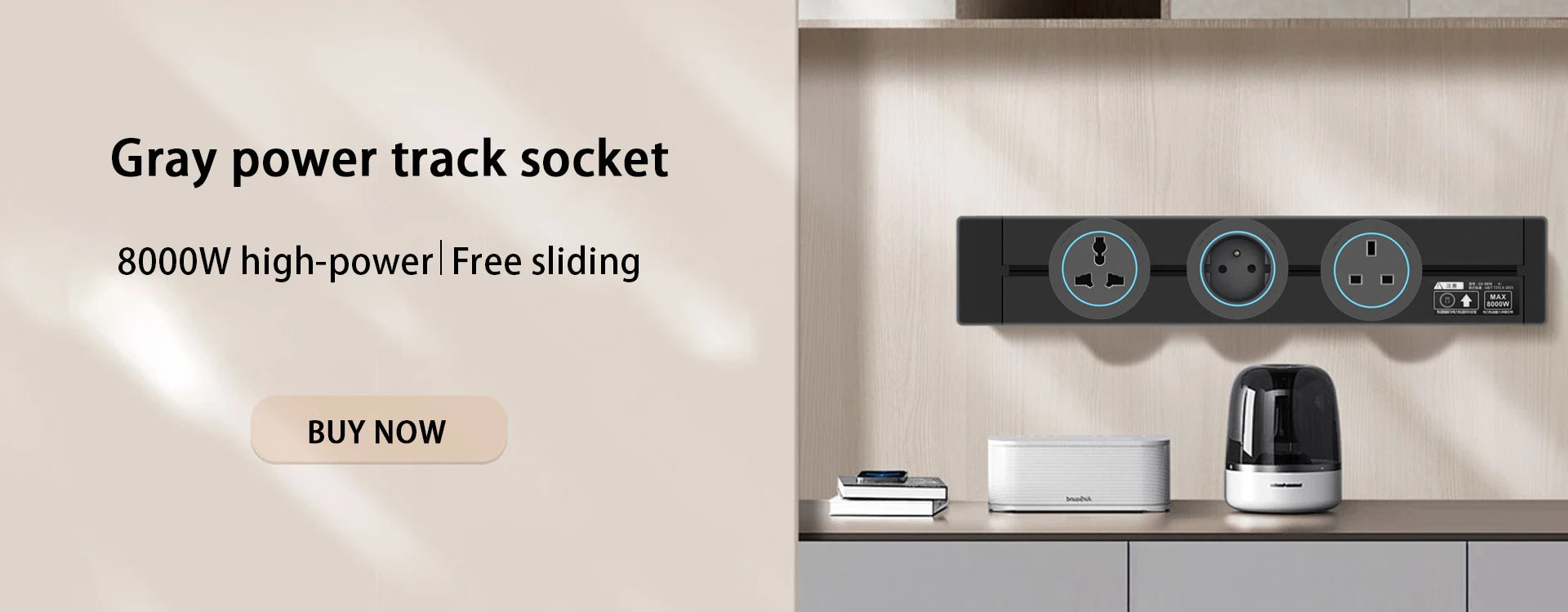 Ổ Cắm Đa Năng Tường - Chuẩn EU UK FR Hàn Quốc - Daisan Mart