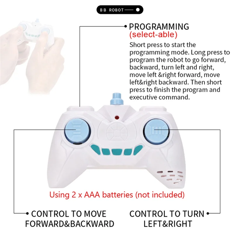 B78B-RC Robot Electronic Robot Kid Electronic  Gift Intelligent Remote Control Robot - Daisan Mart