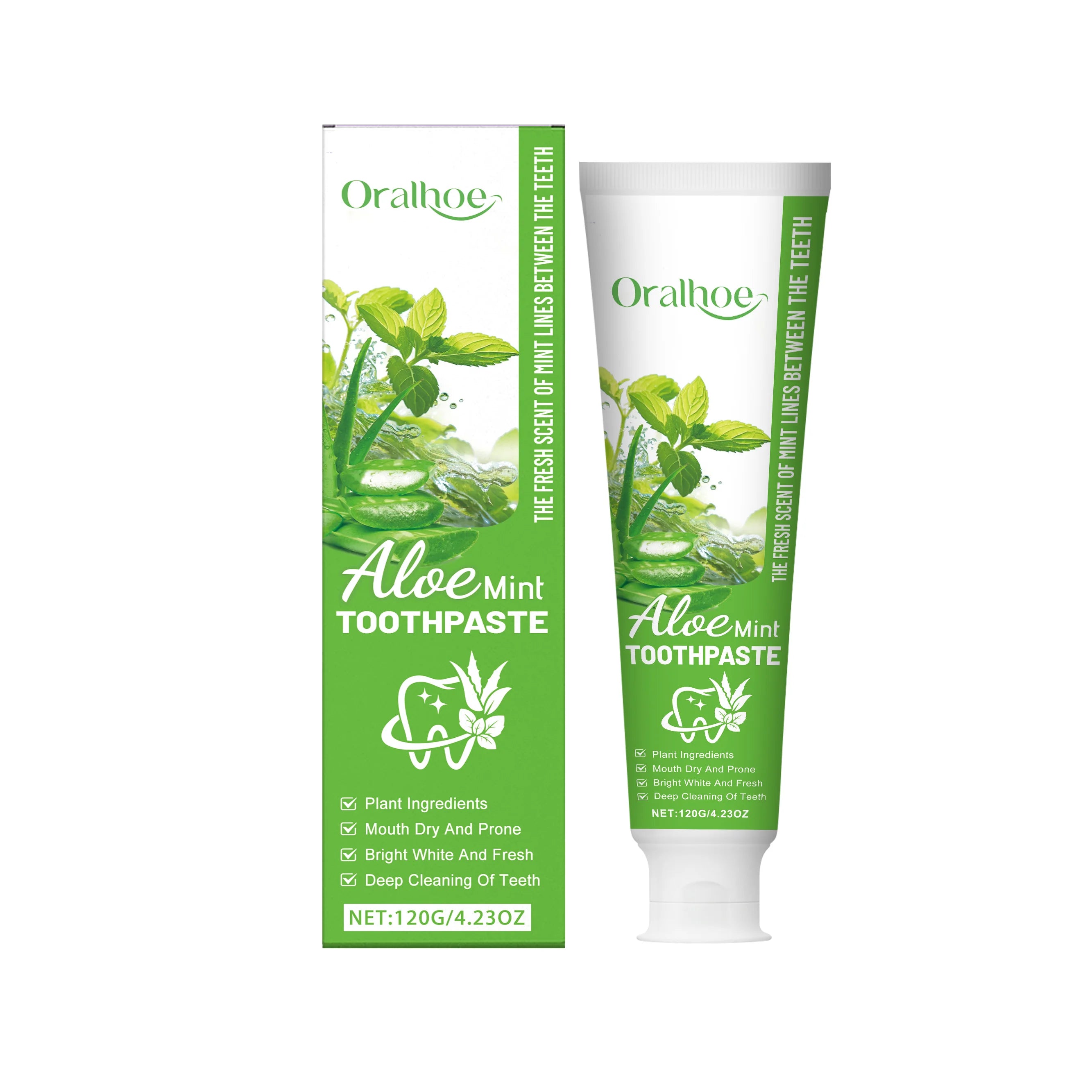 Aloe Vera Whitening Toothpaste Remove Yellowing Teeth Stain Calculus Repair Decay Fresh Oral Gentle Cleaning Brighten Toothpaste - Daisan Mart