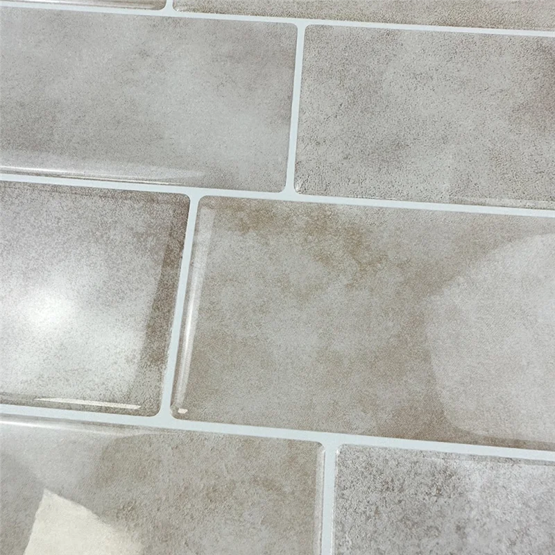 Đá Beige 10 Tấm Dán Tường Ẩm Thấp Tắm - Daisan Mart
