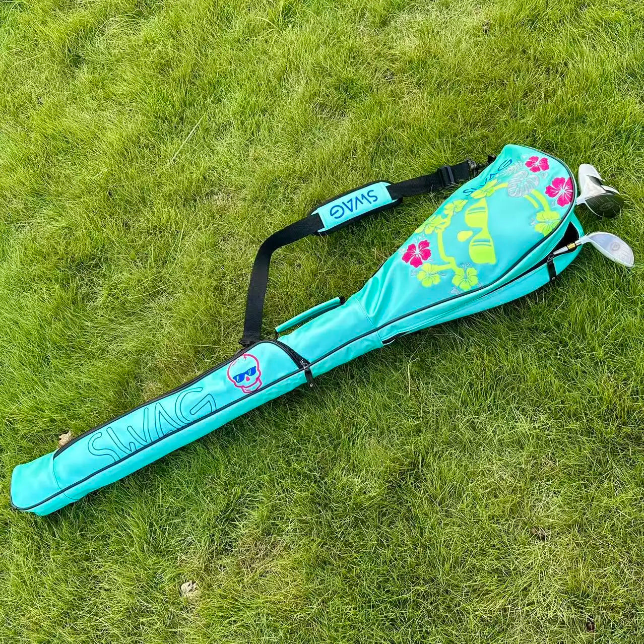 Túi Gôn Đầu Lâu Gấp Gọn Đựng 4-7 Gậy và Bóng Tập