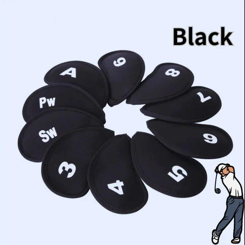 10-Piece Golf Club Protector - Fashionable &amp; Convenient