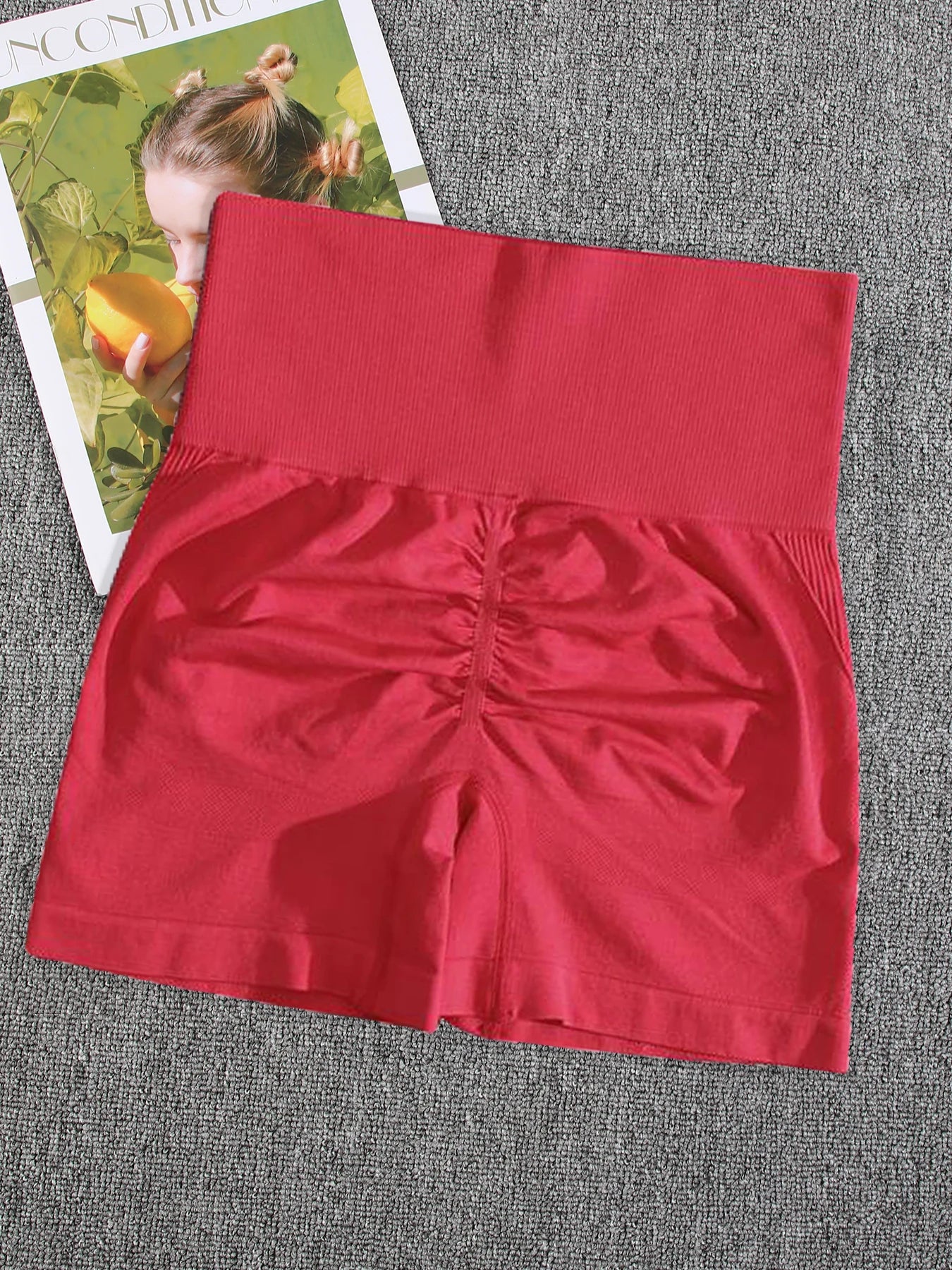 Women's Tie Dye High Waisted Sports Shorts