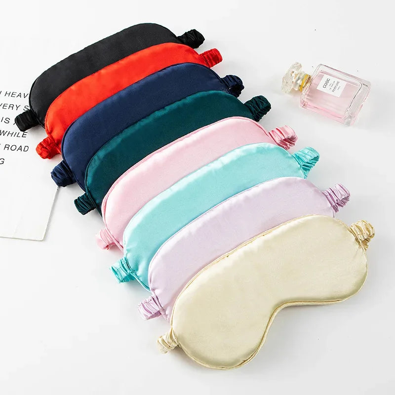 Breathable Faux Silk Sleeping Mask Relaxing Eye Care
