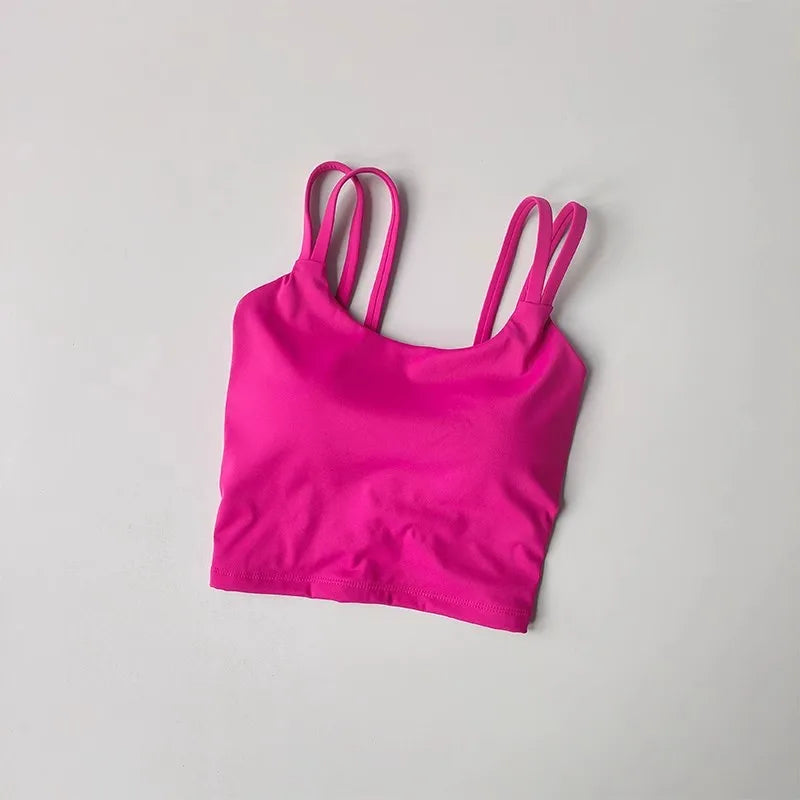 Áo Tập Nữ Đệm Cố Định, Sexy, Thắt Nút Sau, Yoga - Daisan Mart
