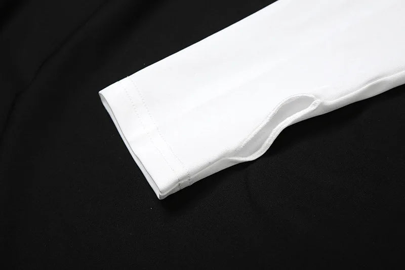 Goth Dark Cyber ​​Y2K Techwear Mall Gothic Hollow Out Straps Skinny Bodysuits With Long Sleeve Crop Shrug Tops Women 2 Piece Sets