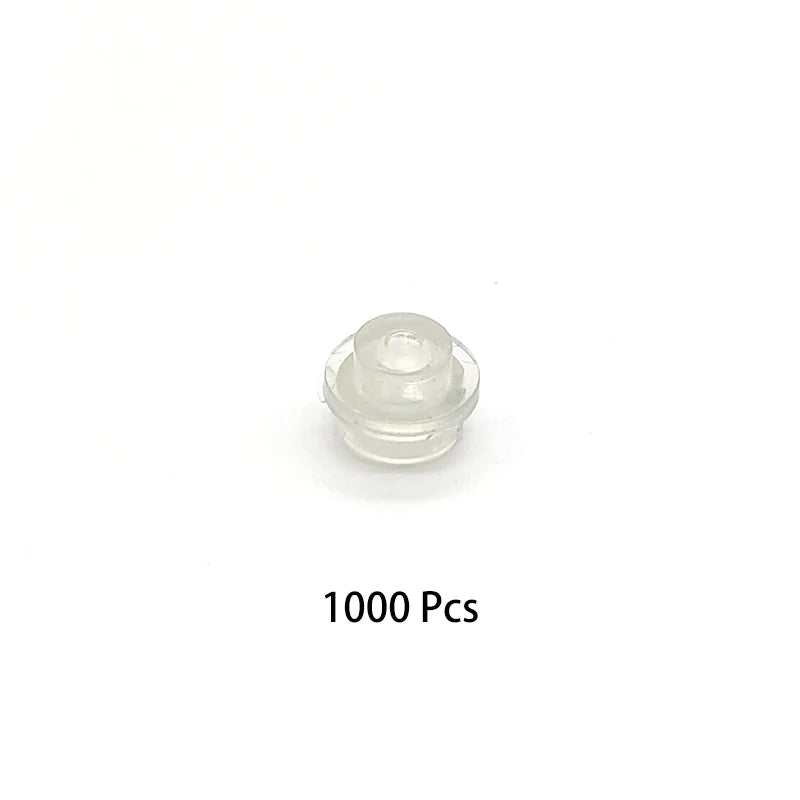 Universal Small Bricks 6141 Plate 1x1 Round Transparent Blue Brick Building Blocks Ocean Seascape Seawater Parts House DIY Toys