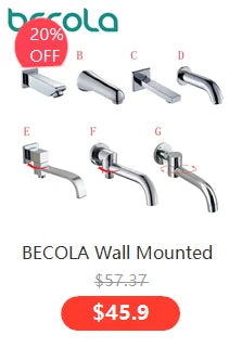 Becola Hot and Cold Faucet Mixing Valve Handle Switch Repair Gland Fittings Mixer Tap Splitter Water Shower Faucet Accessories - Daisan Mart