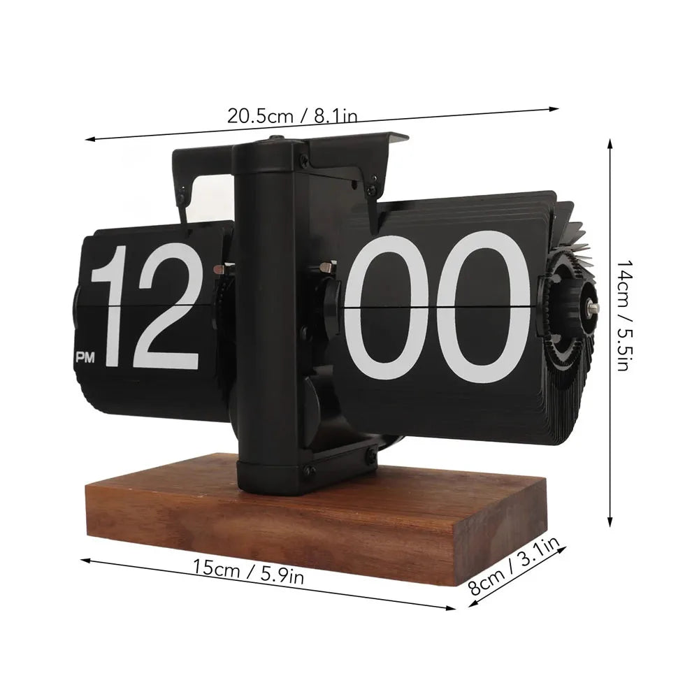 Modern decorative automatic flip clock, battery included