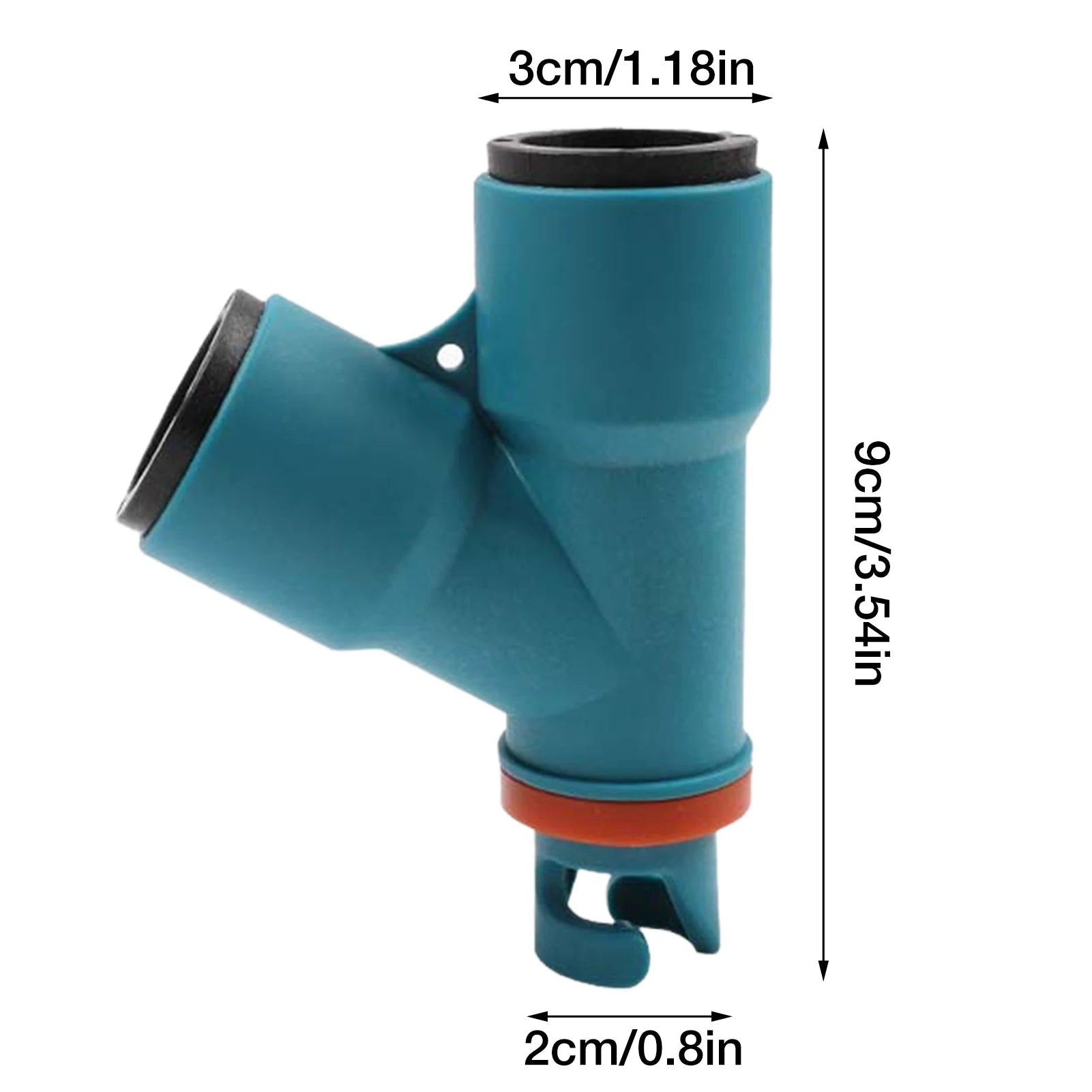 Double Inlet Valve Adapter Compressor Paddle Board Pump Adapter Adapter For Multi-person Air Pump Accessories