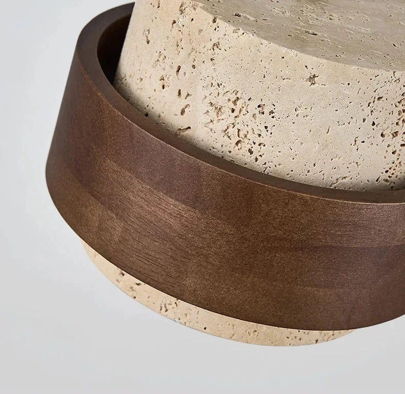 Đèn Thả Wabi-sabi Đá Tự Nhiên - Phong Cách Tối Giản - Daisan Mart