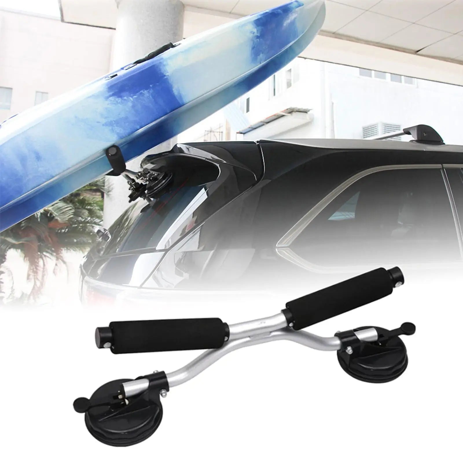 Kayak Roller Roof Lift Kayak Roller Portable Metal Kayak Accessories for Help You to Load The Boat to Car Top Easily