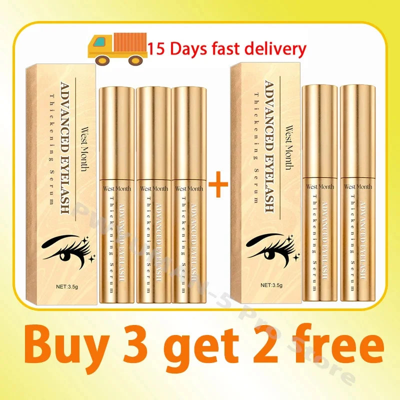 Natural Eyelash Growth Serum, Thick &amp; Curly