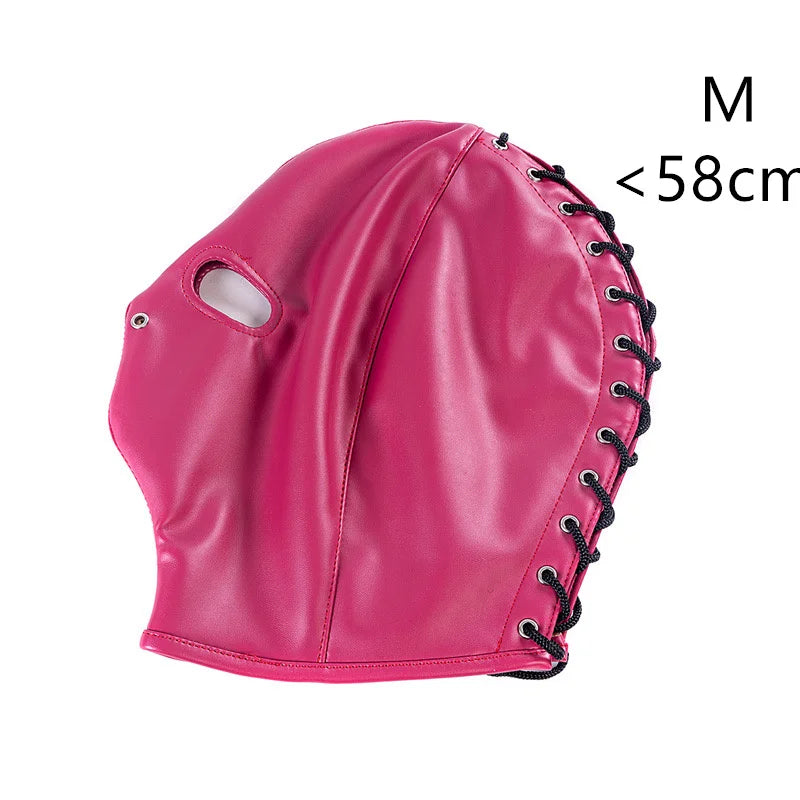 Mặt Nạ Da Bịt Kín Mặt Cosplay Gợi Cảm Unisex