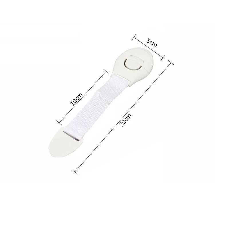 2Pcs Child Lock Protection for Locking Cabinet Cupboard Drawers Refrigerator Doors Children's Safety Kids Plastic Safe Lock