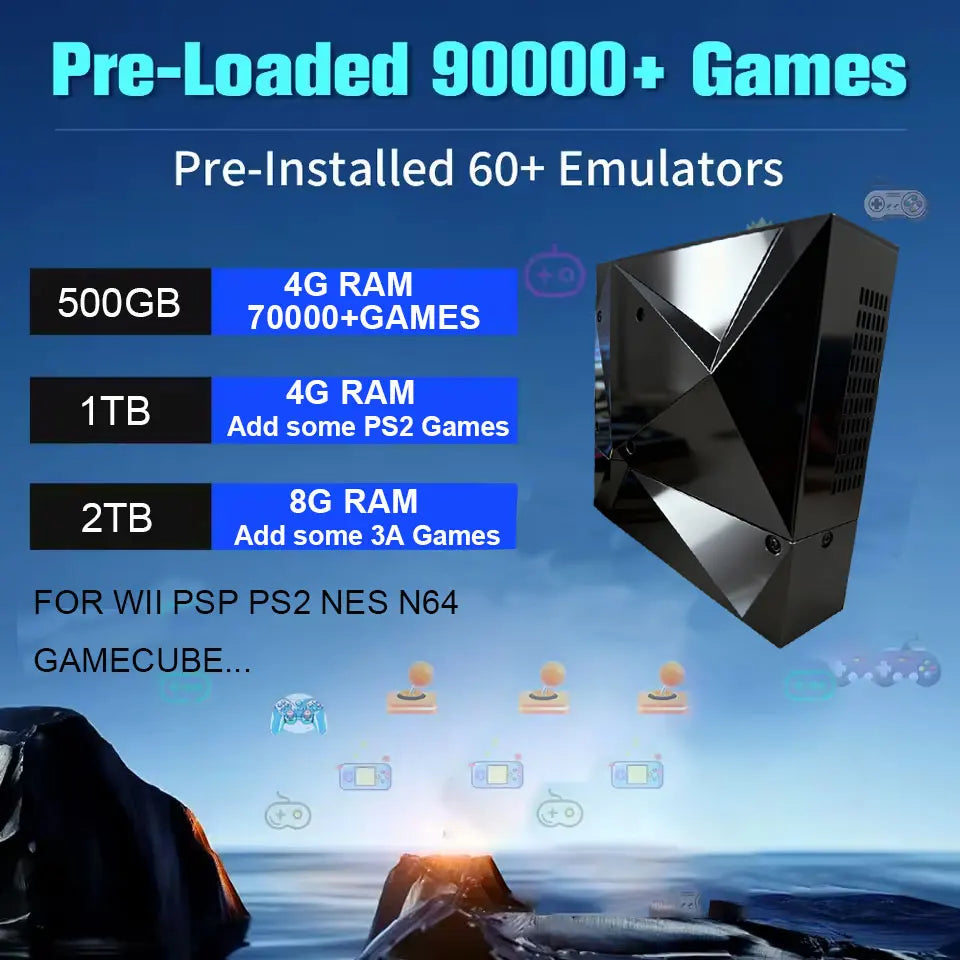Máy chơi game Pico8 2TB - 70,000+ trò chơi, quà cho bé - Daisan Mart