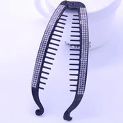 Black Hair Jade - Luxurious Rhinestone Clip