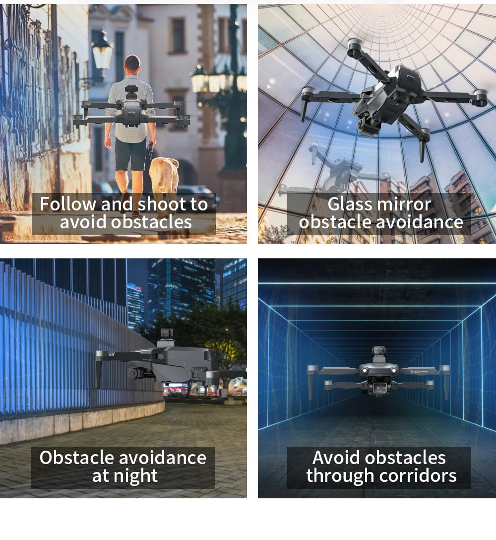 L600 Pro MAX/Pro GPS Drone 4K Professional HD Camera 3-axis gimbal Aerial 5G Wifi Obstacle Avoidance Brushless FPV RC Quadcopter