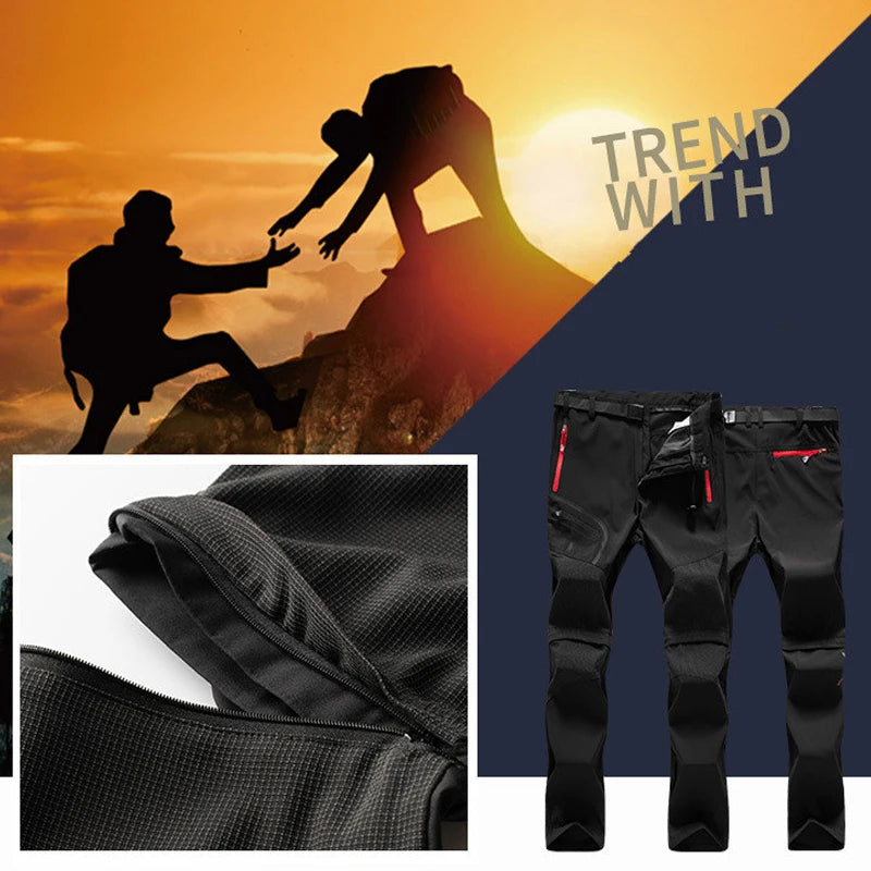 2023 Men's Outdoor Pants Quick Dry Breathable Multi-Function