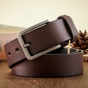 High Quality Men's Cowhide Belt 3.8CM - Jeans Style