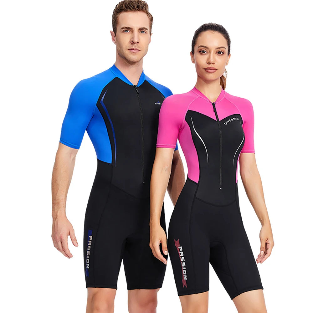 Bộ Đồ Lặn Ngắn 1.5mm Neoprene + Lycra Chống UV