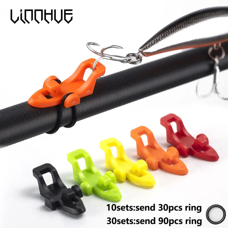 Bộ 20-30 Kẹp Giữ Mồi Cần Câu LINNHUE Chống Rối