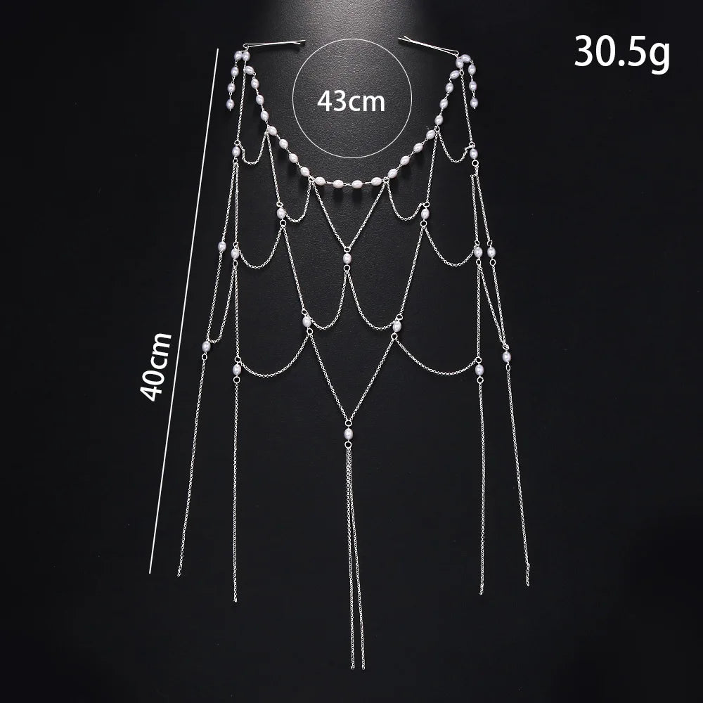 Elegant Pearl Bridal Headband for Party