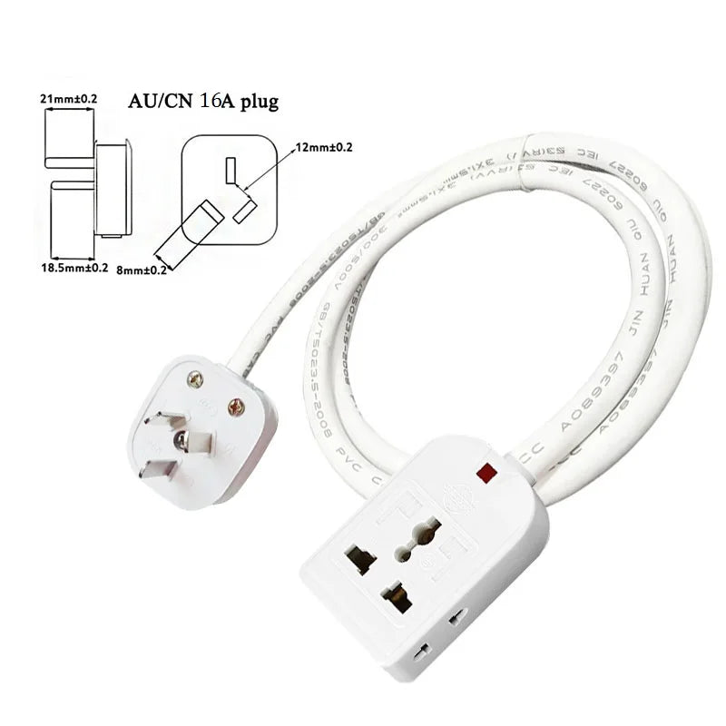 Ổ Điện Đa Năng 7 Lỗ - Dây Dài Tùy Chọn