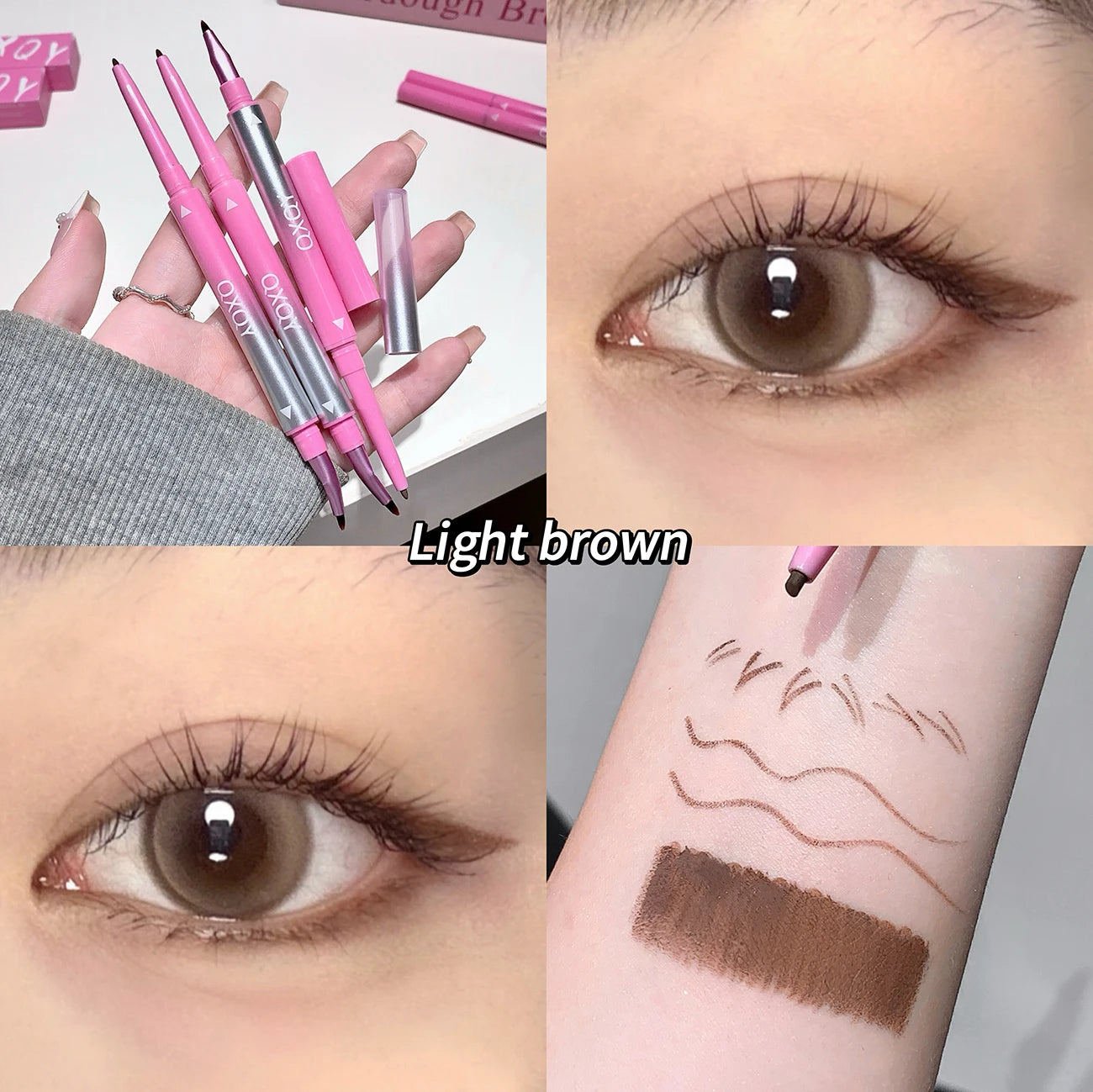 Dual-Ended Eyeliner - Smooth, Long-Lasting, Easy to Use for Beginners