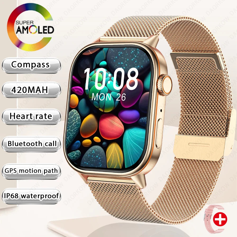 Multi-function AMOLED IP67 Smart Watch for Men and Women