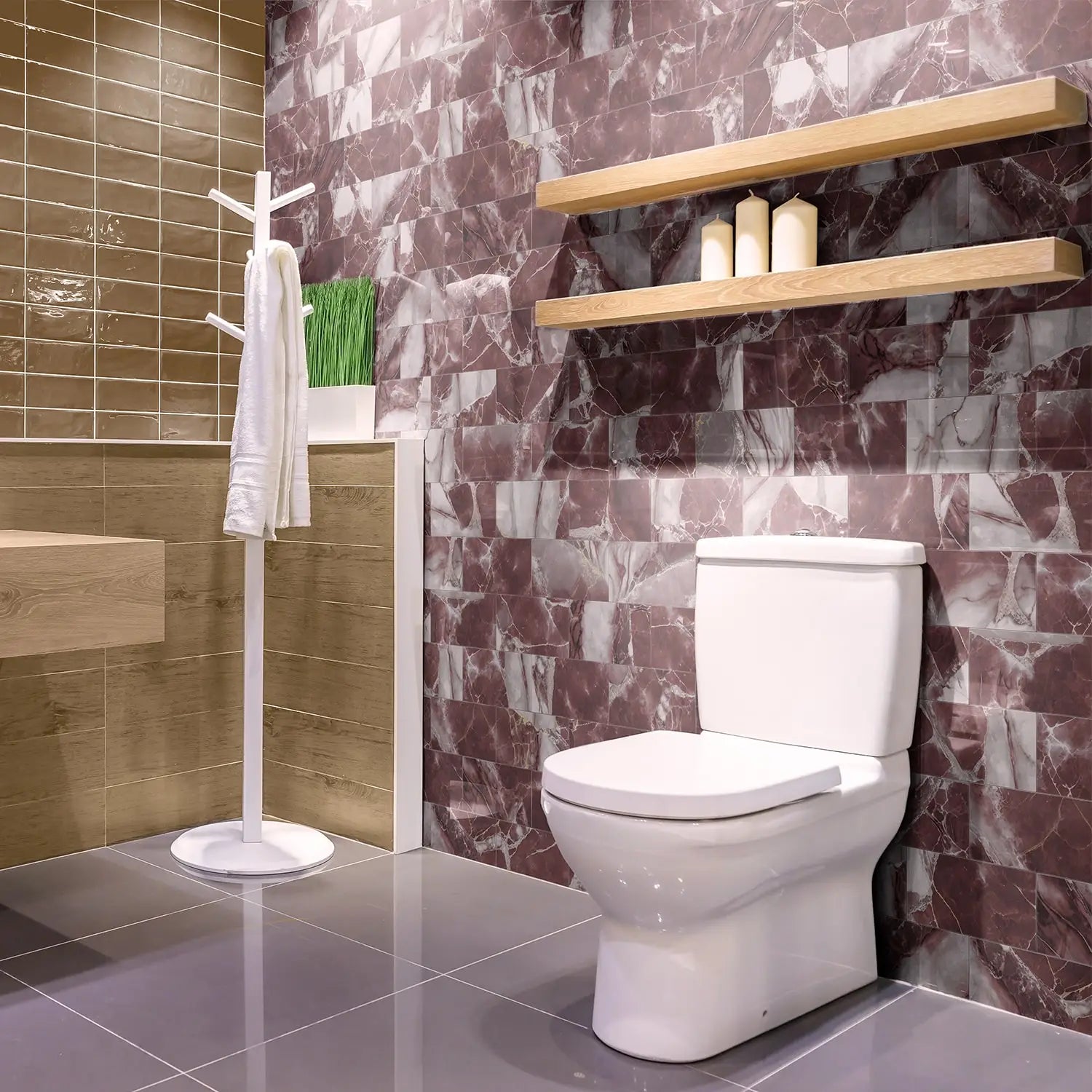 3D Waterproof Brick and Stone Decal Set - Kitchen &amp; Bathroom