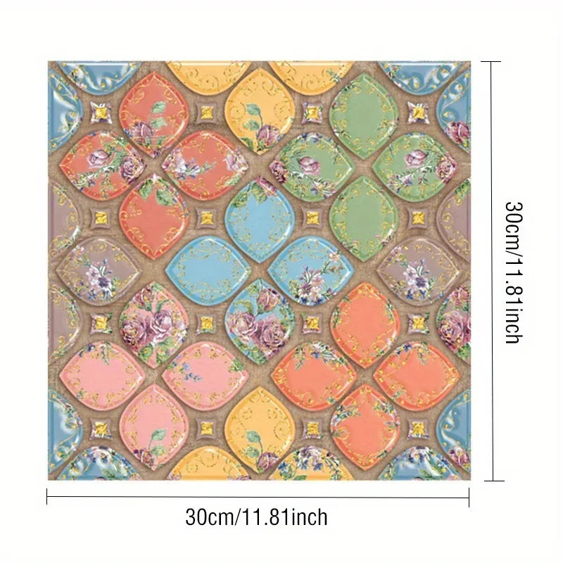 Miếng Dán Tường 3D Giả Đá Tự Dính - 10 Tấm - Daisan Mart