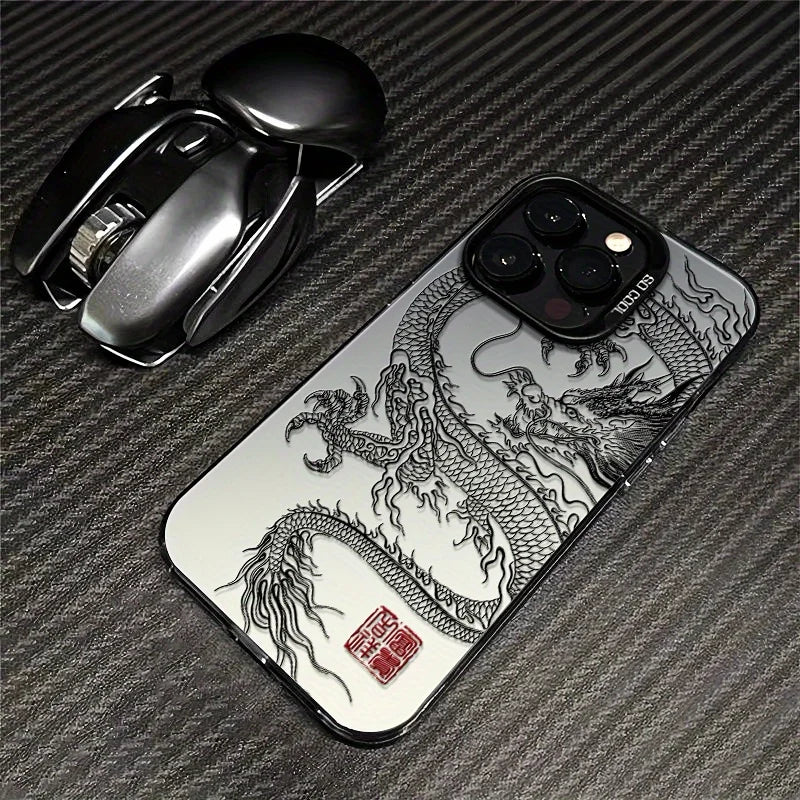 Ốp Lưng Nam XR Đen Mờ Dòng iPhone 16/15/14/13 Pro