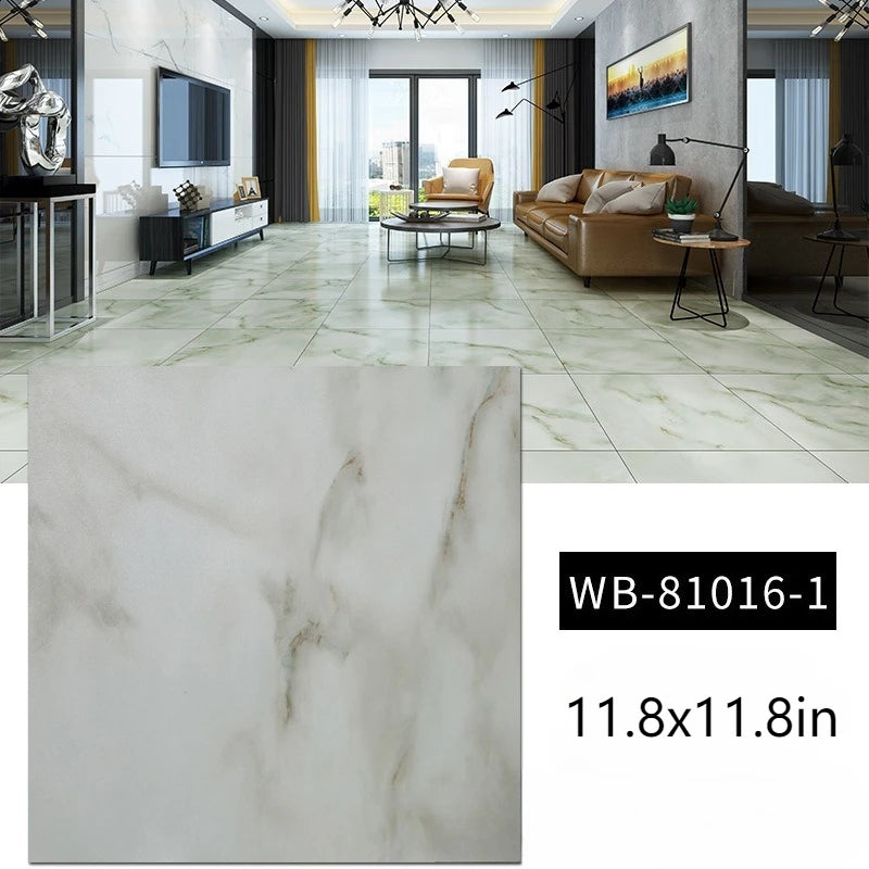 Miếng Dán Sàn Giả Đá PVC Chống Nước Tự Dán Decor - Daisan Mart