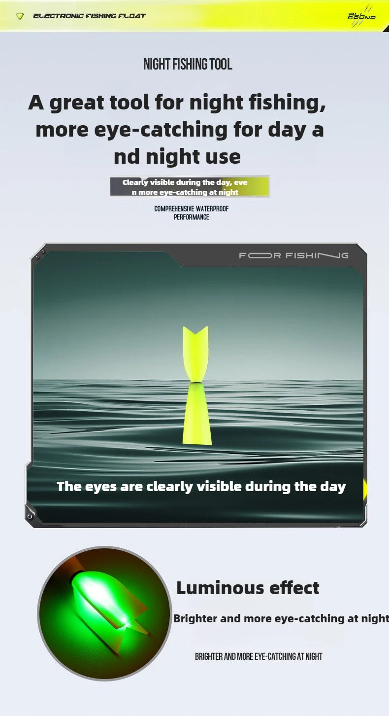 Phao Câu Đêm Ngày Phát Sáng Dài Nhạy Rocket