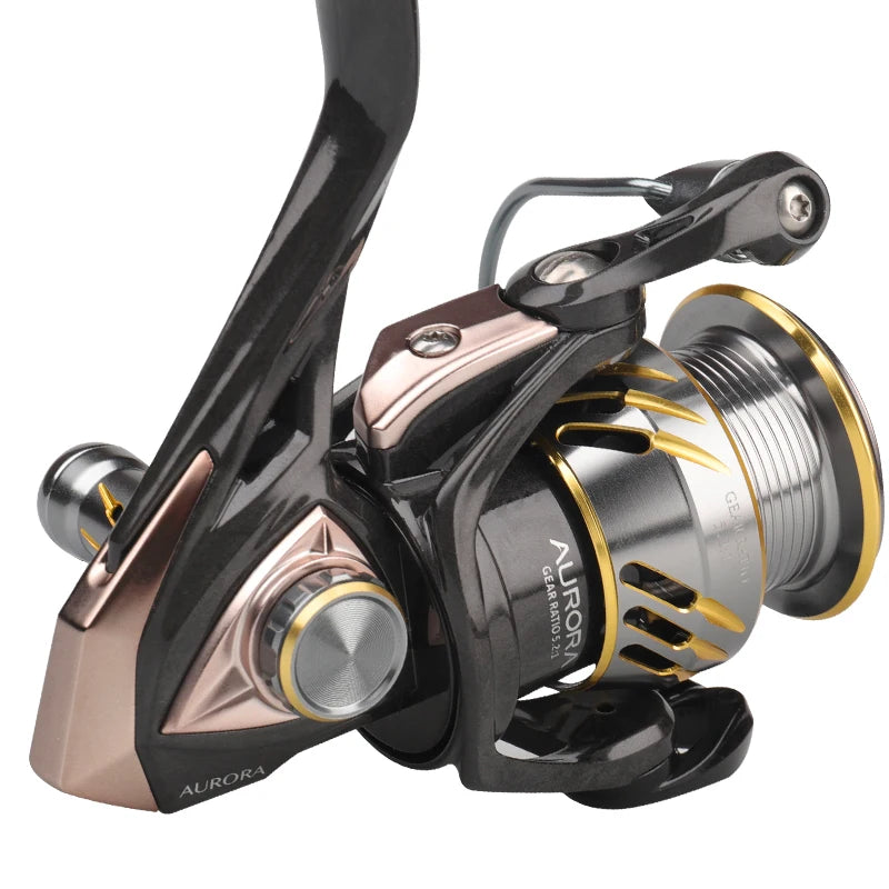 Aurora Long Range Fishing Reel 5.2:1 Drag 4.5kg Carbon 7+1 BB