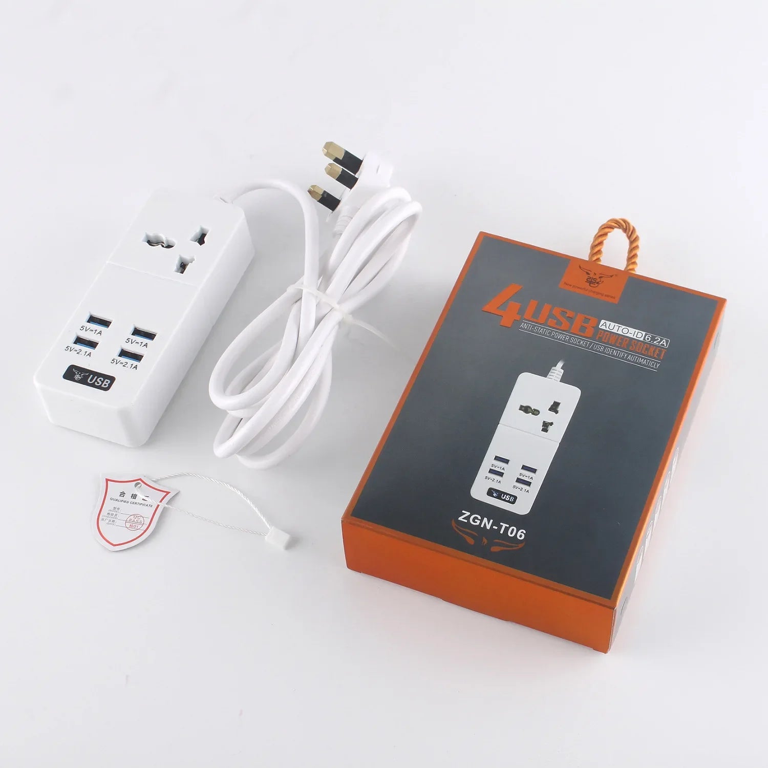 Ổ Cắm Đa Năng Melery 4USB, Dây Dài 2m, Chống Nổ