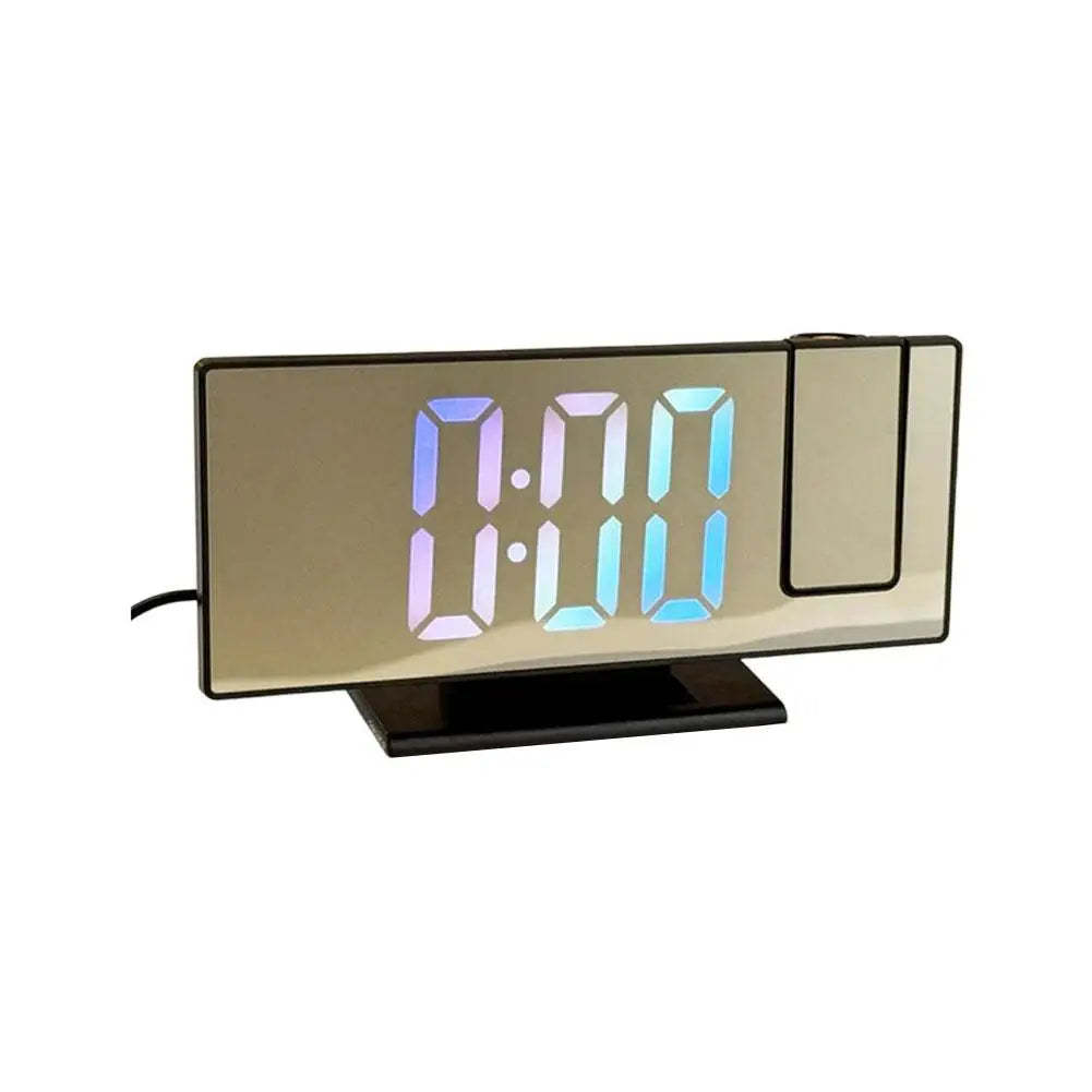 LED Digital Alarm Clock Battery Voice Control