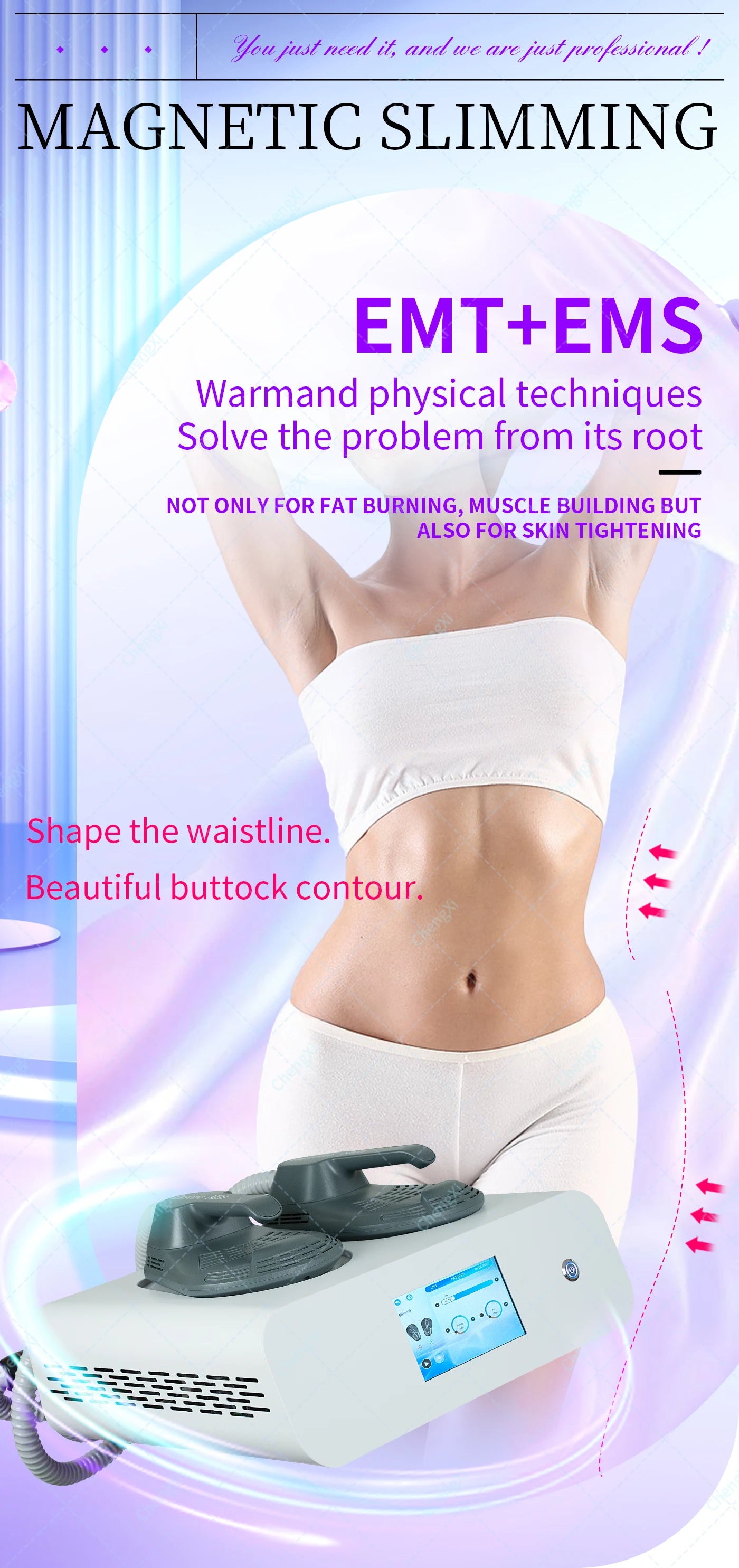 2025 Newest 4 Handles Emsone NEO 6500W Body Shaping build muscle fat removal Fitness Beauty and Health Massage Machine