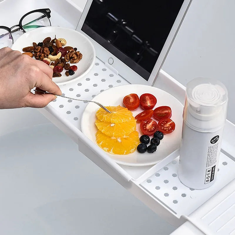 Kệ Đa Năng Bồn Tắm: Giá Xếp Gọn & Khay Lưu Trữ