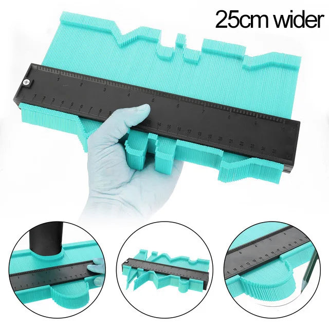 Shape Contour Gauge Duplicator 5/6/10/20inch Profile Measuring Tool Tiling Laminate Tiles Tools Plastic Contour Copy Duplicator