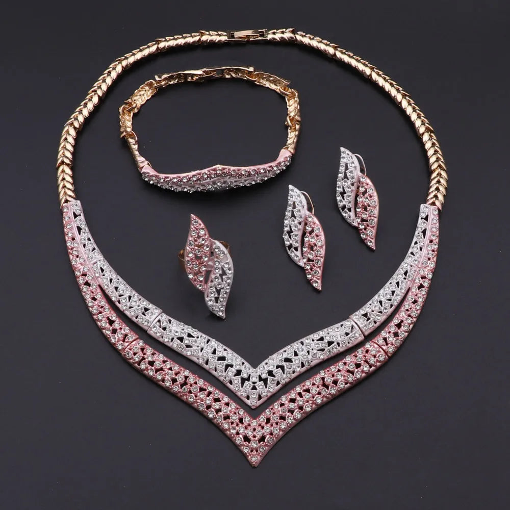 Dubai Gold Jewelry Set - Classy &amp; Luxurious